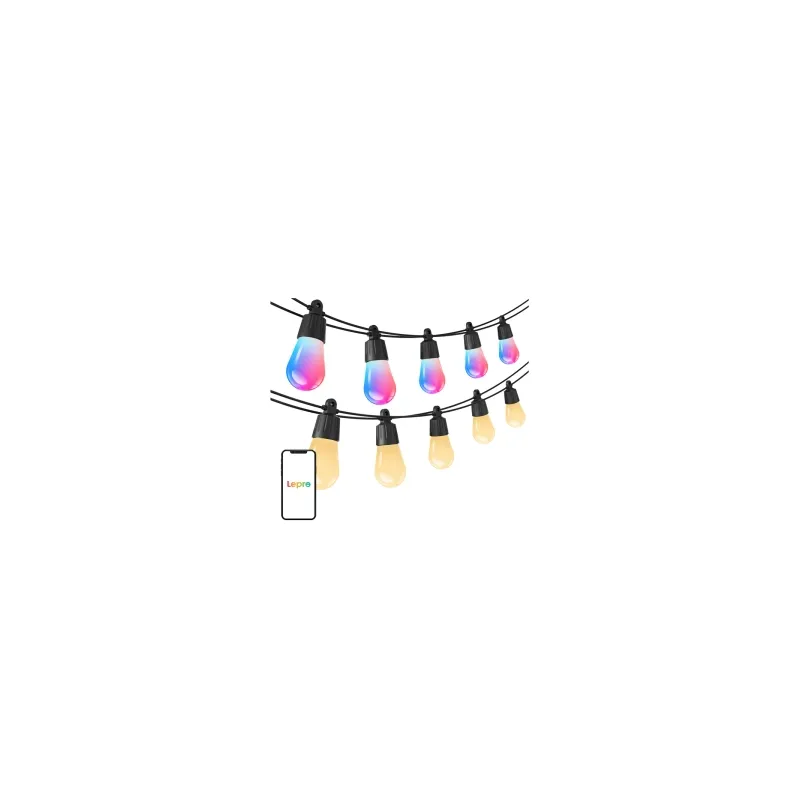 LEPRO ZB1-15 Wi-Fi String Lights, 15 m